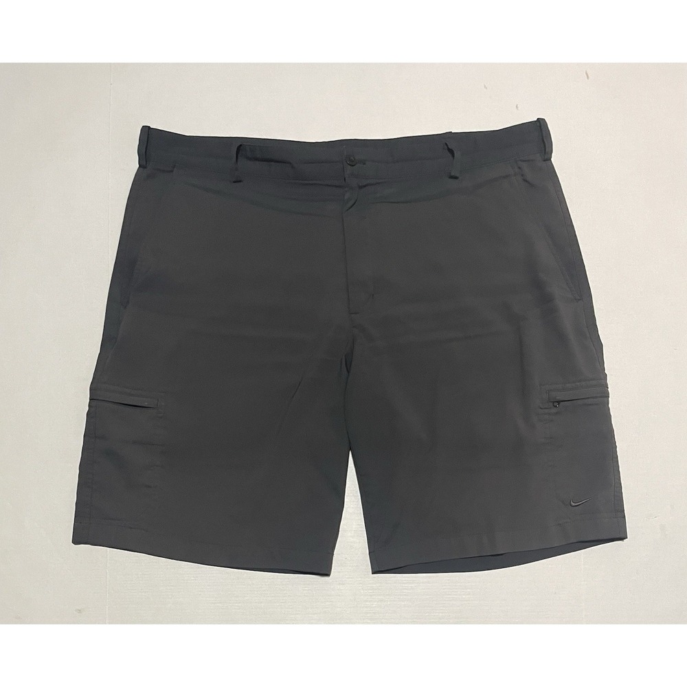 Nike Golf Cargo Shorts 40 X 10.5 STRETCH Dri Fit‎ Zip Cargo Pockets 401501 Faded